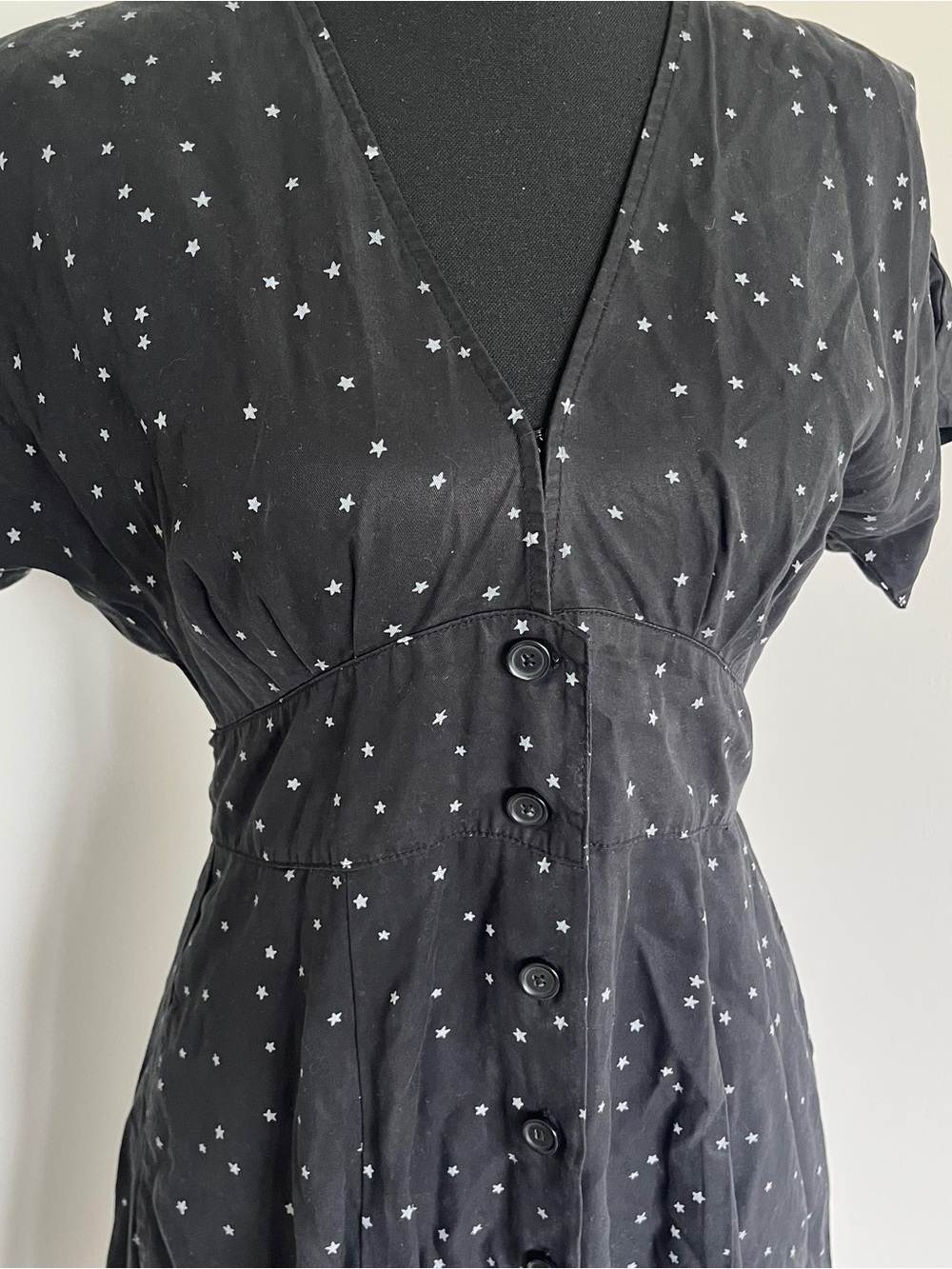 Marine Layer Camila Eclipse Star Print Mini Dress Sz S Lyocell - Picture 4 of 11